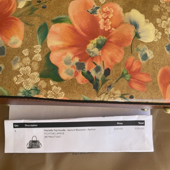 Patricia Nash Apricot Blossoms Collection! NWT! - Picture 13 of 15